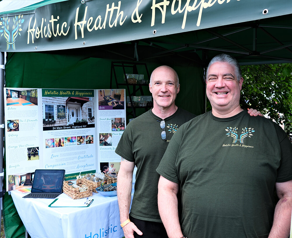Tom Toynton [L] and Craig Tunks have recently opened their Holistic Health & Happiness Center in the hamlet of Highland